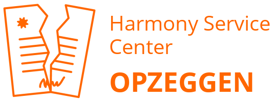 Harmony Service Center opzeggen