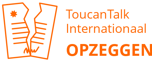 ToucanTalk Internationaal opzeggen