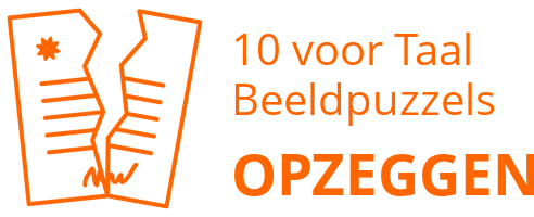 10 voor Taal Beeldpuzzels opzeggen