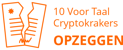 10 Voor Taal Cryptokrakers opzeggen