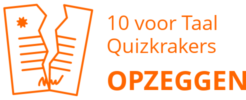 10 voor Taal Quizkrakers opzeggen