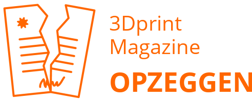 3Dprint Magazine opzeggen