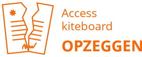 Access kiteboard opzeggen