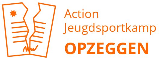 Action Jeugdsportkamp opzeggen