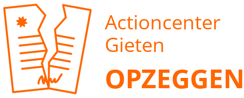 Actioncenter Gieten opzeggen