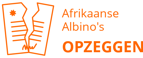 Afrikaanse Albino's opzeggen