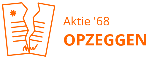 Aktie '68 opzeggen