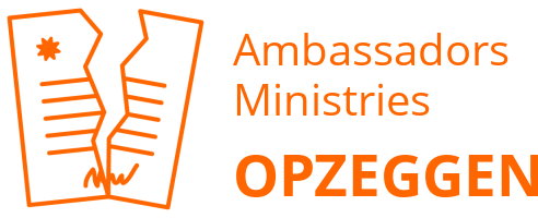 Ambassadors Ministries opzeggen