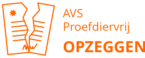 AVS Proefdiervrij opzeggen