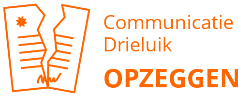 Communicatie Drieluik opzeggen