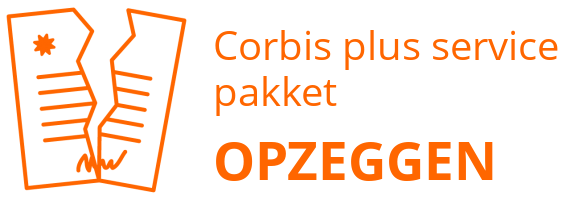 Corbis plus service pakket opzeggen
