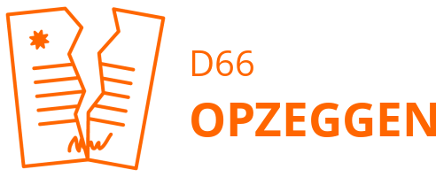D66 opzeggen
