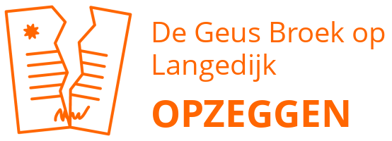 De Geus Broek op Langedijk opzeggen