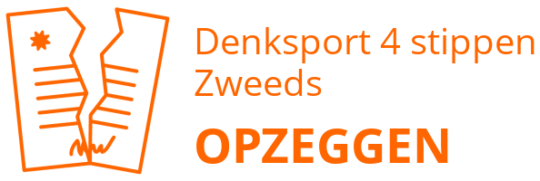 Denksport 4 stippen Zweeds opzeggen