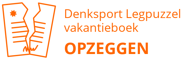 Denksport Legpuzzel vakantieboek opzeggen