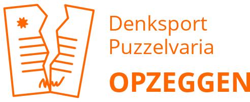 Denksport Puzzelvaria opzeggen