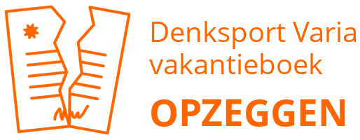 Denksport Varia vakantieboek opzeggen