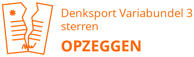 Denksport Variabundel 3 sterren opzeggen