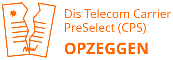 Dis Telecom Carrier PreSelect (CPS) opzeggen