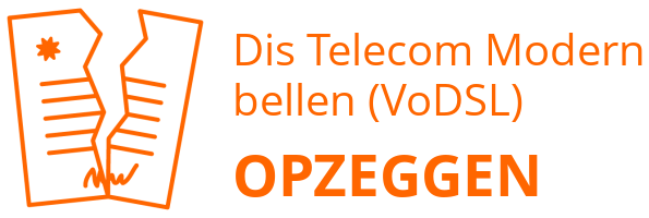 Dis Telecom Modern bellen (VoDSL) opzeggen