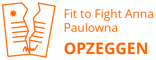 Fit to Fight Anna Paulowna opzeggen