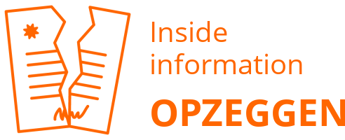 Inside information opzeggen