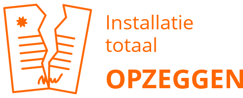 Installatie totaal opzeggen