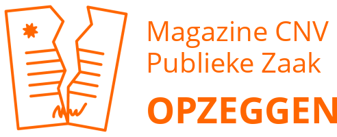 Magazine CNV Publieke Zaak opzeggen