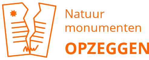 Natuur monumenten opzeggen