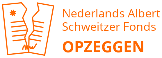 Nederlands Albert Schweitzer Fonds opzeggen