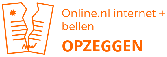 Online.nl internet + bellen opzeggen