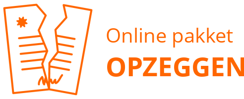 Online pakket opzeggen