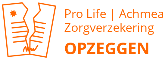 Pro Life | Achmea Zorgverzekering opzeggen