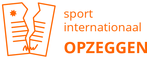 sport internationaal opzeggen