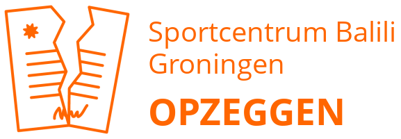 Sportcentrum Balili Groningen opzeggen