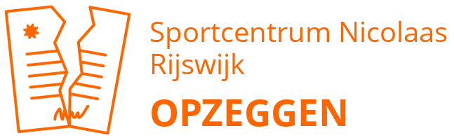 Sportcentrum Nicolaas Rijswijk opzeggen