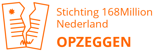 Stichting 168Million Nederland opzeggen