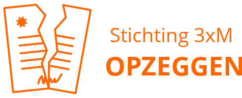  Stichting 3xM opzeggen