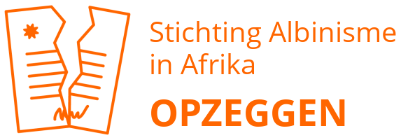 Stichting Albinisme in Afrika opzeggen