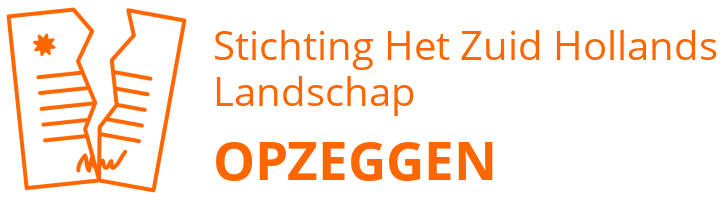 Stichting Het Zuid Hollands Landschap  opzeggen