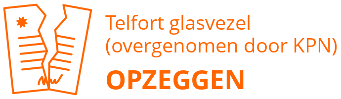 Telfort glasvezel (overgenomen door KPN) opzeggen