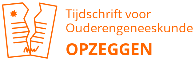 Tijdschrift voor Ouderengeneeskunde opzeggen