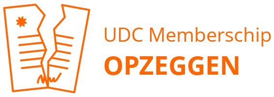 UDC Memberschip opzeggen