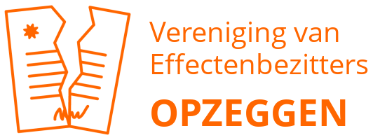 Vereniging van Effectenbezitters  opzeggen