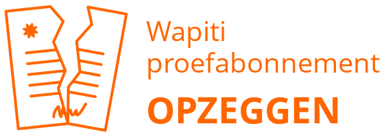 Wapiti proefabonnement opzeggen