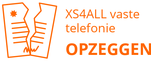 XS4ALL vaste telefonie opzeggen