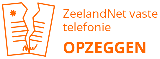 ZeelandNet vaste telefonie opzeggen